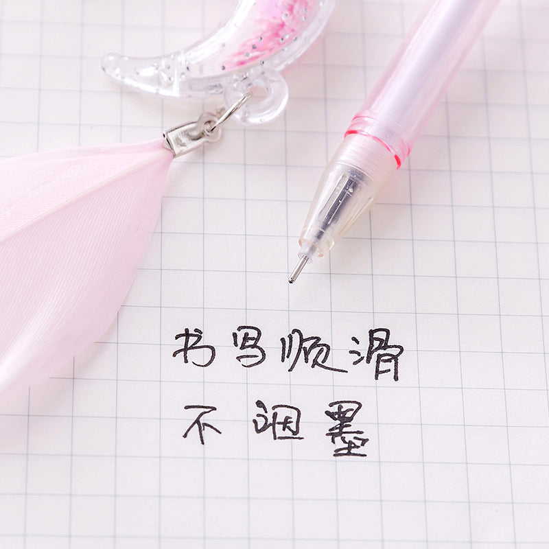 Wholesale Cute Pendants, Sequins, Moon Pendants, Creative Cartoon Elementary School Students, Black Plastic Water-based Pens